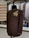 Men's Jodhpuri Elephant Logo Coat