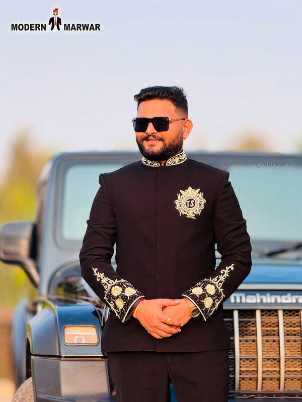 Men's Jodhpuri Coat Suit Hand Work