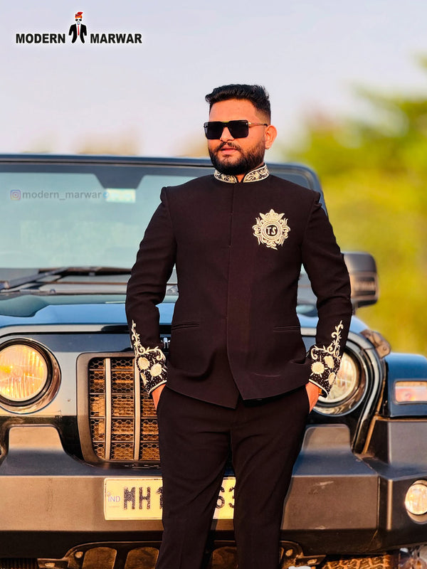 Men's Jodhpuri Coat Suit Hand Work