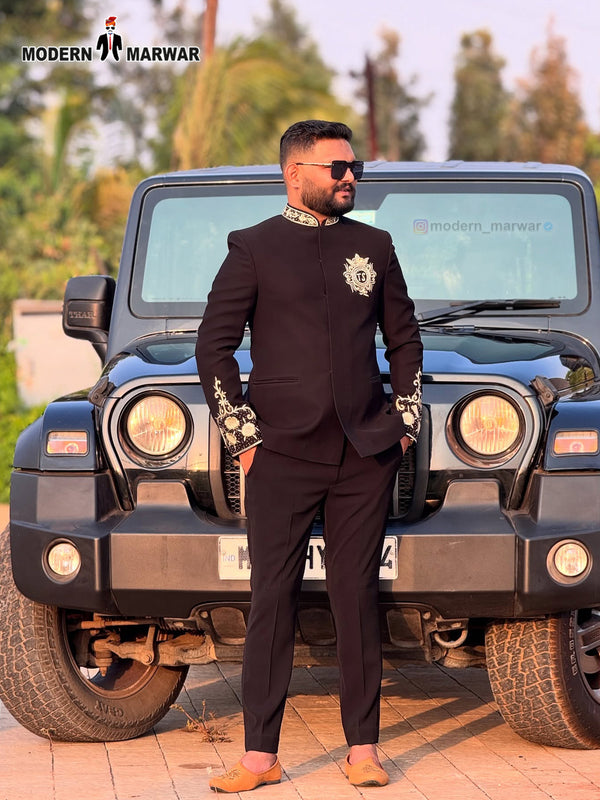 Men's Jodhpuri Coat Suit Hand Work