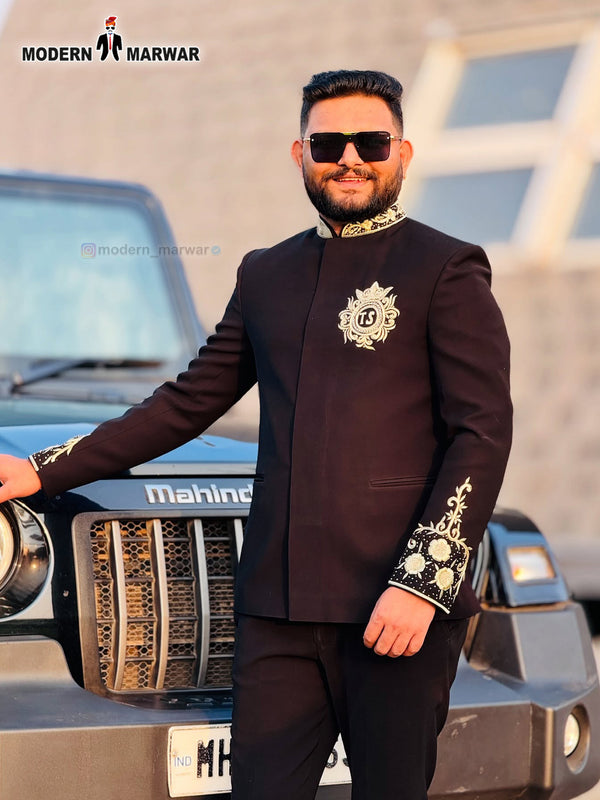 Men's Jodhpuri Coat Suit Hand Work