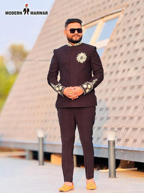 Men's Jodhpuri Coat Suit Hand Work