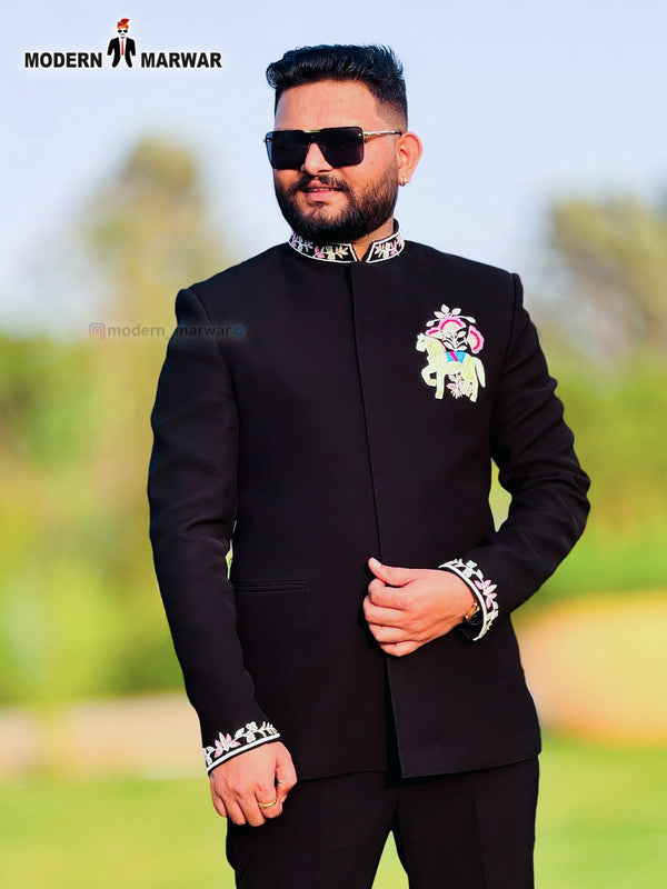 पुरुषों का जोधपुरी कोट-161-01