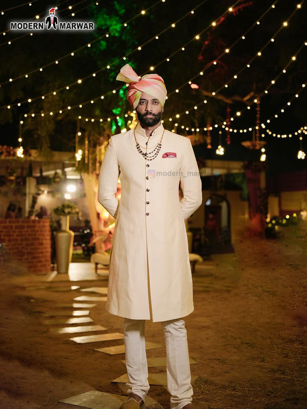 રોયલ રાજપૂતી જોધપુરી અચકન 1007