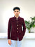 Hard Velvet Maroon Jodhpuri Suit