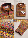 Singh Mens Sanganeri Shirts F-15-114-14