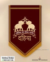 Dahiya Logo – Royal Flag for Wedding & Home Decoration
