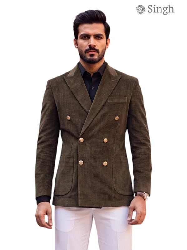 DOUBLE BREASTED BLAZER(MEN'S)