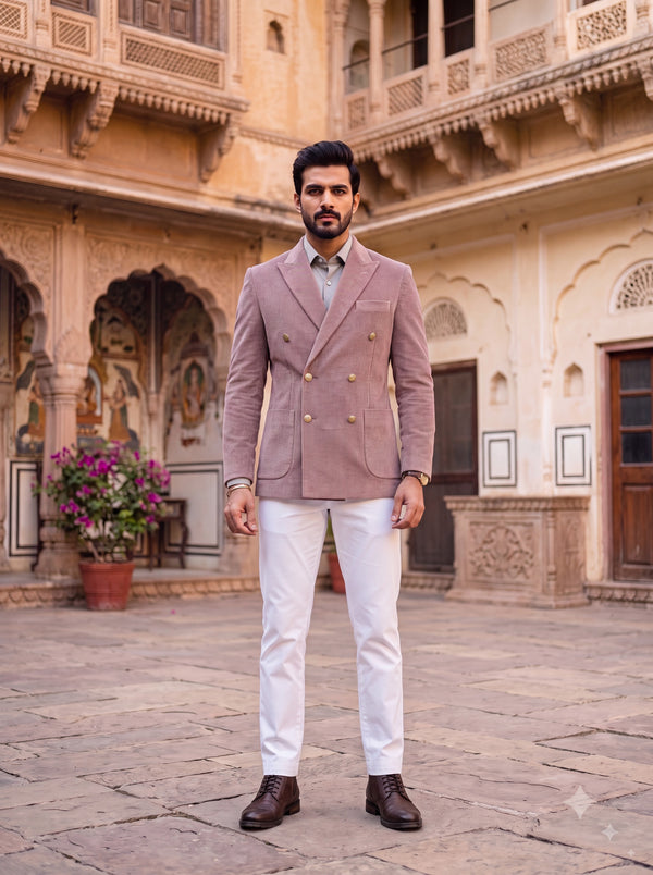 DOUBLE BREASTED BLAZER(MEN'S)