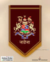 Jadeja Logo – Royal Flag for Wedding & Home Decoration
