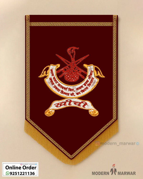 Kheechee Logo – Royal Flag for Wedding & Home Decoration