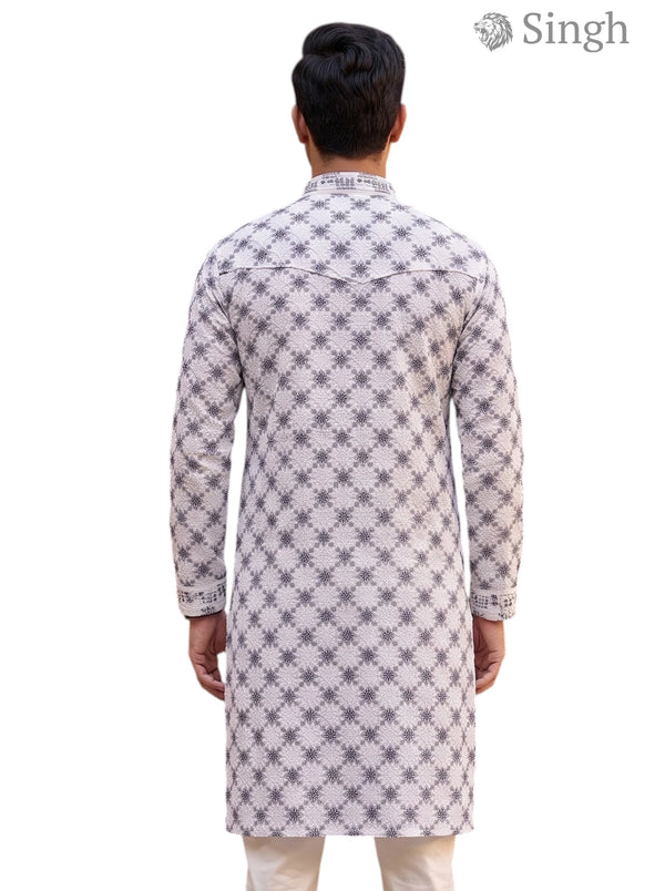Singh Long Kurta-19-202-4 Men's Kurta for Royal Occasions