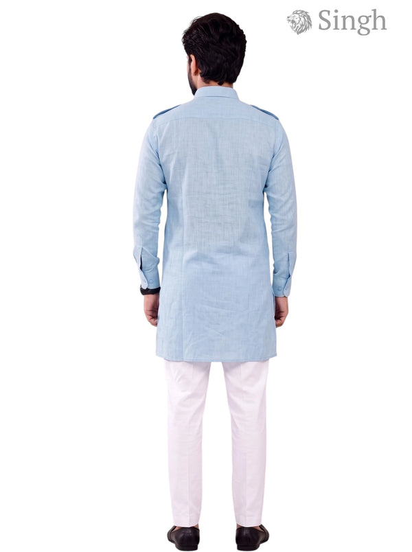Singh JK FULL-10-102-3 Men's Kurta for Royal Occasions
