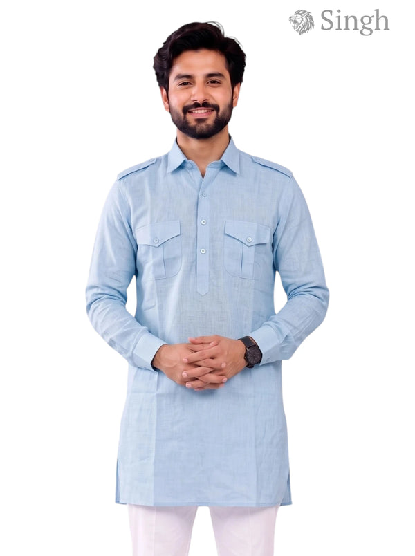 Singh JK FULL-10-102-3 Men's Kurta for Royal Occasions