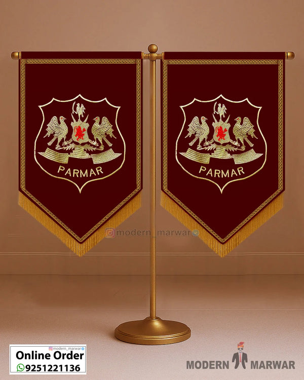 Parmar Logo – Royal Flag for Wedding & Home Decoration