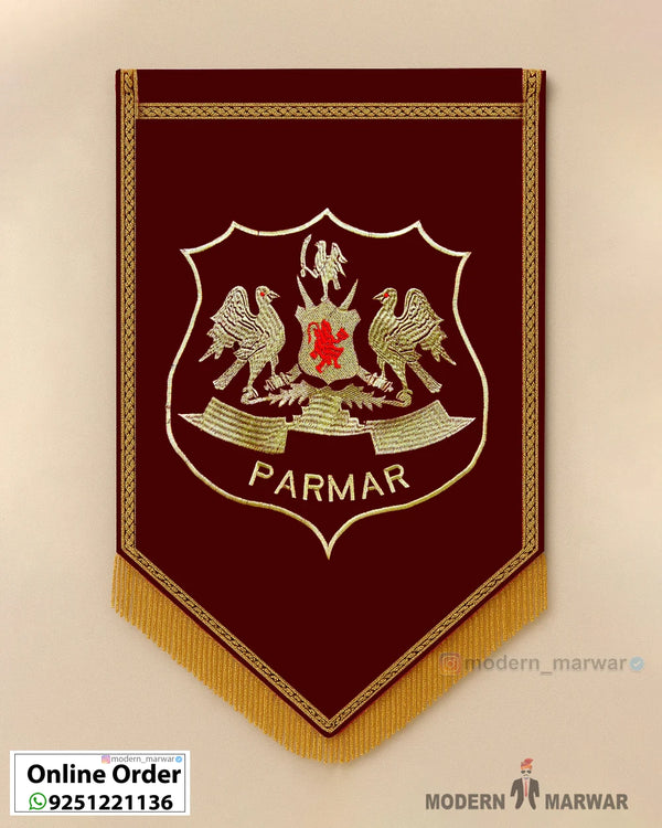 Parmar Logo – Royal Flag for Wedding & Home Decoration