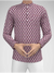 Modern Marwar designer men's kurta in checked pattern with long sleeves for casual and festive occasions
