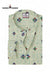 Modern Marwar Designer Men's Kurtas in Light Green with Colorful Diamond Patterns