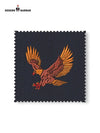 Eagle Logo Jodhpuri Suit Fabric Swatch with Rich Embroidery Detail