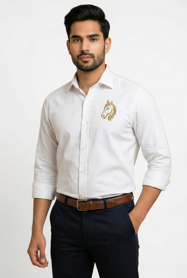 Hourse Logo Mens Shirts