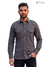 M Hunting Shirts in gray fabric, side view showing pockets and button details; HUNTING SHIRTS-1310-104