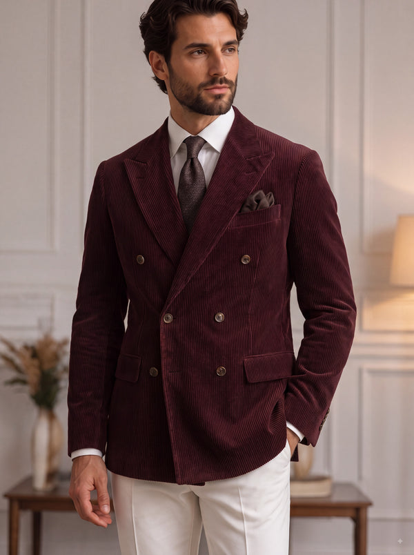 DOUBLE BREASTED BLAZER(MEN'S)