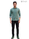 Singh Mens Sanganeri Floral-15-109-1