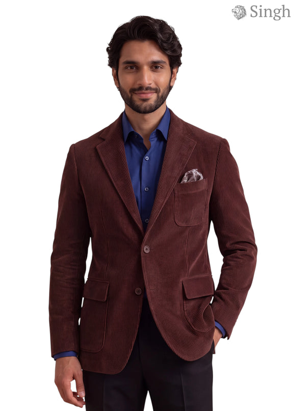 Two Botton Coat in Codrise