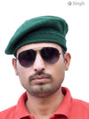 Singh Men's Beret Cap (Cotton)- Premium Royal Style