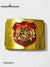 Gold belt clip from Modern Marwar featuring a decorative emblem, ideal for stylish outfits and luxury belt clip.