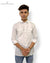 Modern Marwar men's casual shirt in white with button pockets and a stylish design