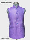 Men's ethnic jacket in purple by Modern Marwar with a stylish fit and traditional design