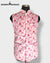 Men's floral Koti vest by Modern Marwar in pink with a floral print and stylish design
