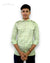 Men's green casual shirt from Modern Marwar with stylish button-up design and chest pockets.