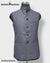 Modern Marwar Men's Koti Vest in Stylish Grey Fabric with Button Closure and Pockets