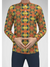 Men's patterned shirt from Modern Marwar featuring vibrant geometric designs and a comfortable fit.