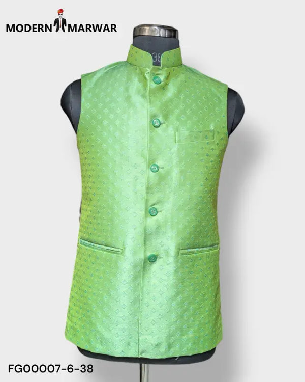 MEN’S SIMPLE KOTI - M Nahru Jacket