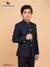 Stylish kids Jodhpuri suit in navy blue by CHOTTE BANNA, perfect for festive occasions
