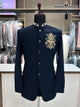 Men's Coat Embroidered Logo Jodhpuri Suit