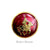 Modern Marwar polo logo button for clothing featuring a detailed horse rider design in gold and maroon