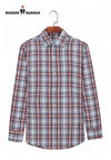 Modern Marwar Premium Check Shirts for Men in Red and Blue Checkered Pattern
