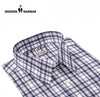 Premium checked shirts by Modern Marwar featuring a stylish collar and classic plaid design