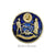 Premium fashion buttons featuring intricate design with gold detailing and blue enamel finish