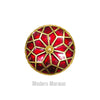 Beautiful Red Decorative Button with Traditional Button Designs by Modern Marwar
