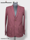 Modern Marwar Premium Gun Pocket Blazer in Burgundy with Stylish Design and Functional Pockets
