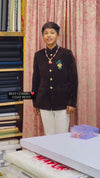 Hard Velvet Coffe Jodhpuri Suit