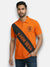 M'TSHIRTS in orange cotton, front view featuring rajput karni sena design