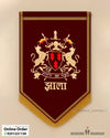 Jhala Logo – Royal Flag for Wedding & Home Decoration