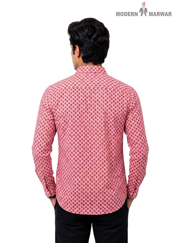 Singh (Mens) Sanganeri Floral-15-108-3