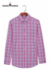 Modern Marwar Men's Checked Shirt in Pink and Blue, perfect for casual wear, available men's checked shirts online
